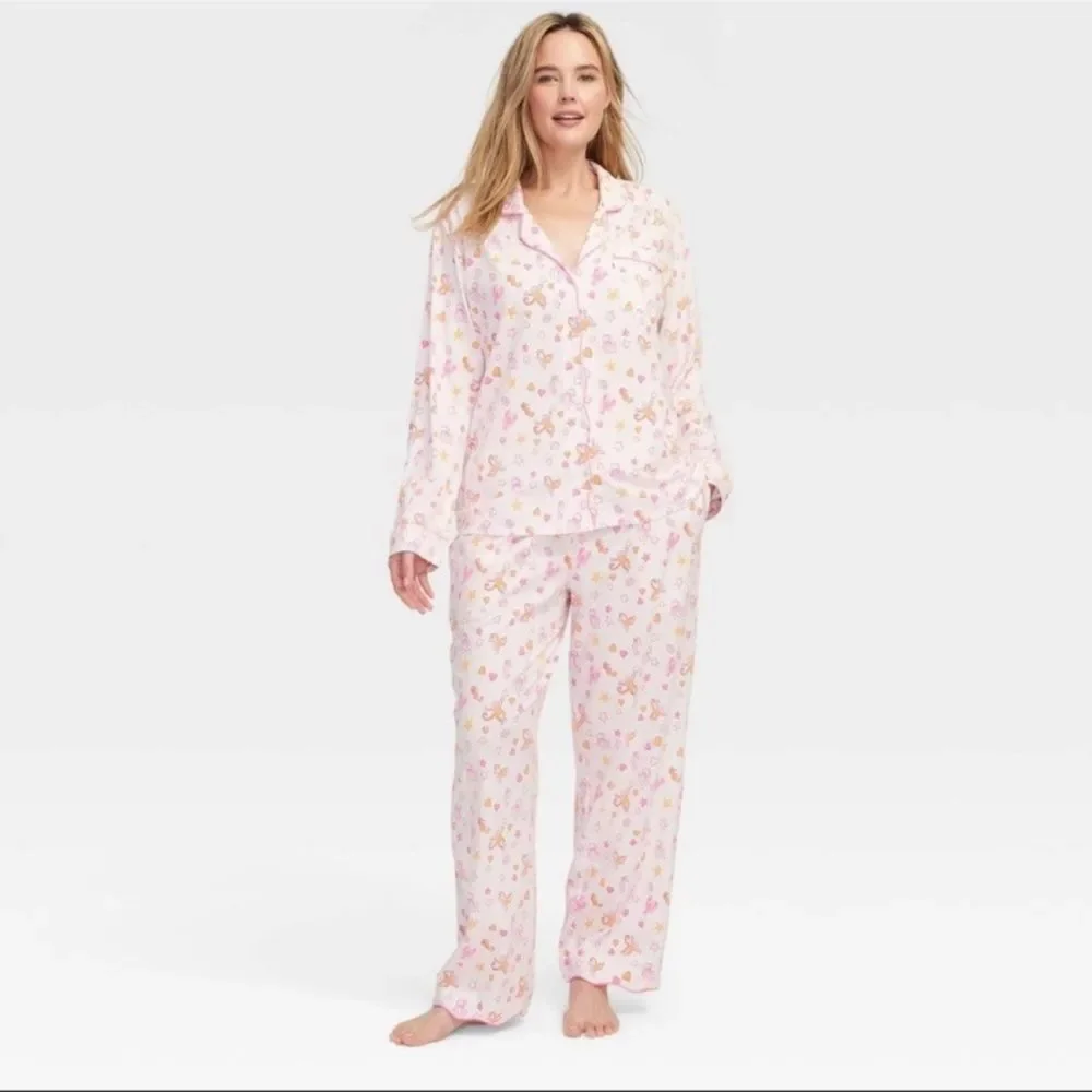Roller Rabbit x Target Women’s Sea Life Long Sleeves & Pants Pajama Set Pink